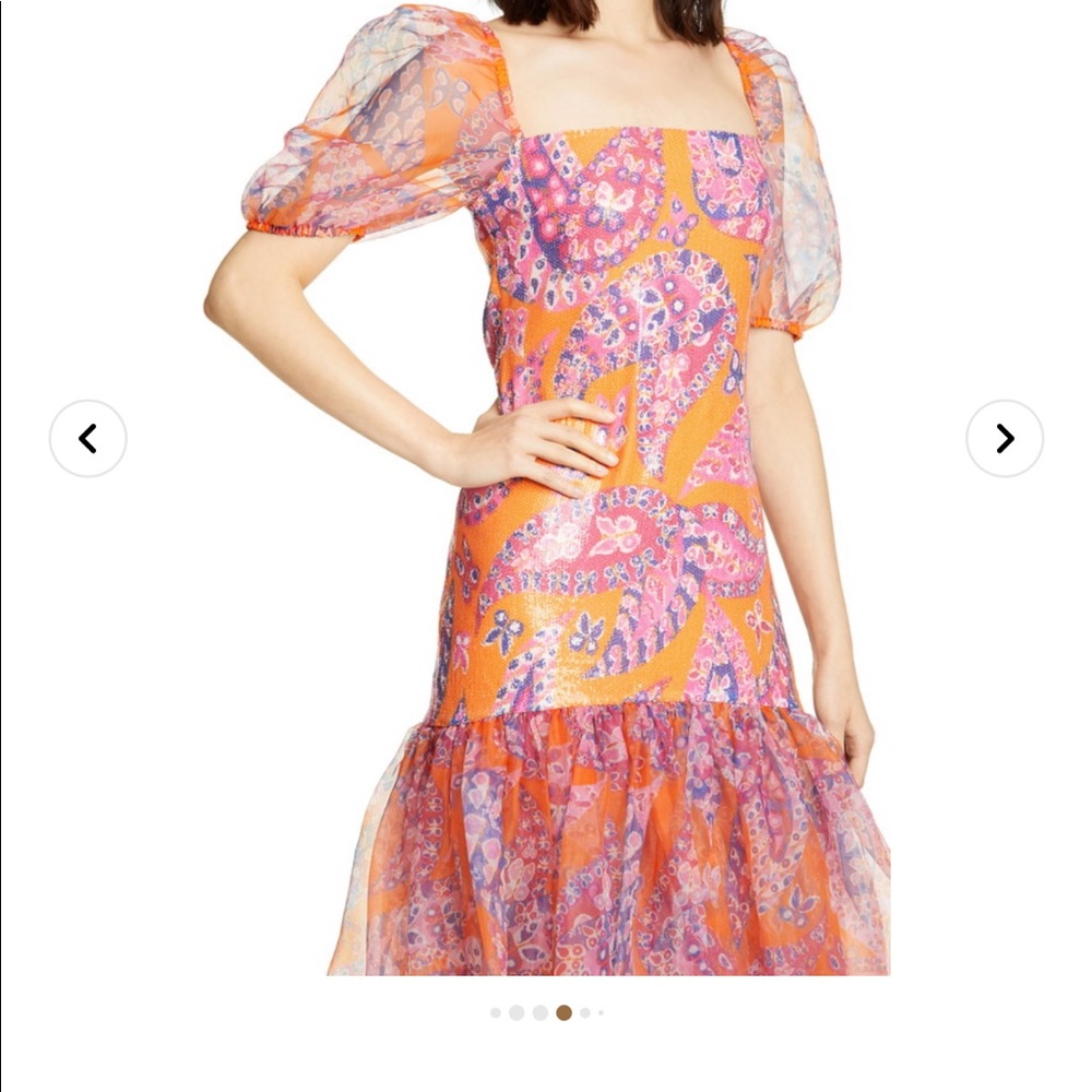 Staud Wilde Dress, monarch paisley